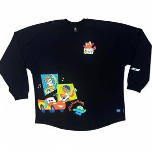 Disneyland Disney black Pixar Fest 2024 Spirit Jersey shirt